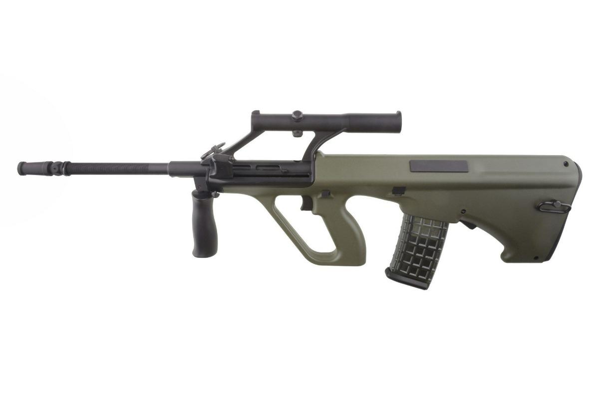 Snow Wolf AUG Military Green AEG - A2 Supplies Ltd